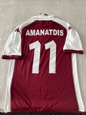 FC Kaiserslautern #11 Ioannis Amanatidis 2004-05 vintage Bundesliga Kappa Jersey